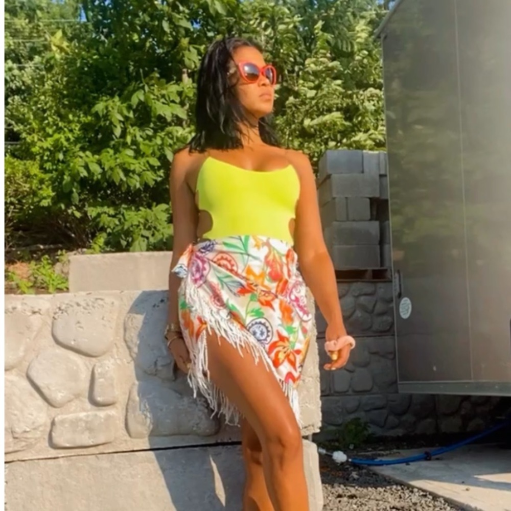 Beach wrap skirt